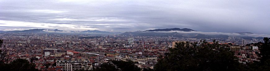 Widok na Alpy w Marsylii