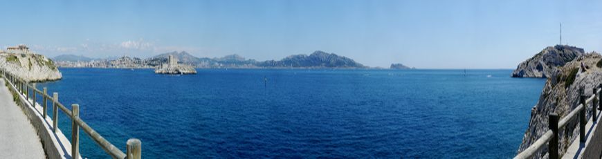 Widok na morze w Marsylii